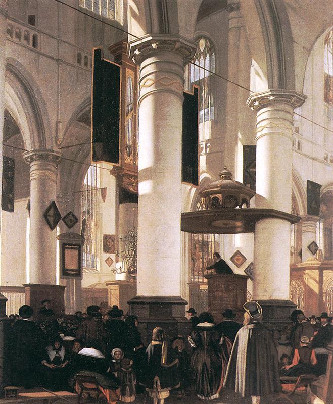 WITTE, Emanuel de Interior of a Church